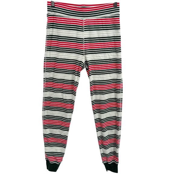 Pact Adult S Organic Cotton Flurry Striped Long Sleeve Pajama Set Christmas - Picture 8 of 11